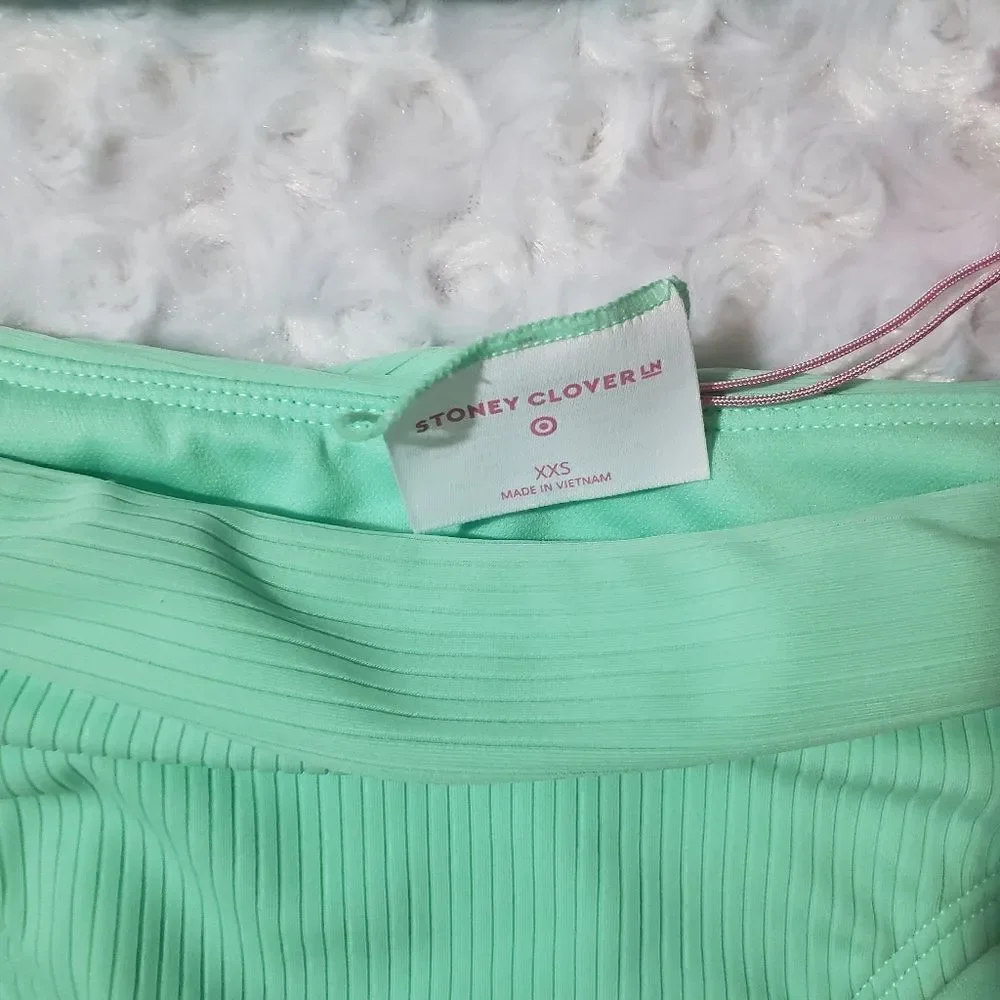 Stoney Clover Lane x Target size XXS light blue bikini swimsuit set